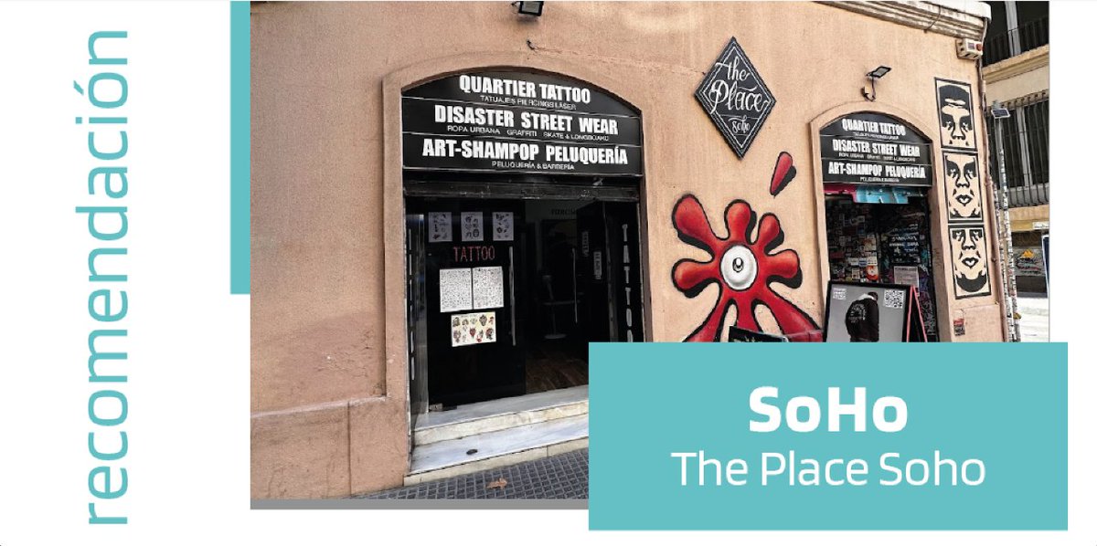 hola_bysoho's tweet photo. Descubre el lugar más cool del Soho: @theplacesoho 🌟. Una tienda que es un paraíso para los amantes de la moda alternativa: graffitis, tablas de skate, y zapatillas súper guapas. Además cuenta con peluquería y un estudio de tatuajes.

#RecomendaciónHolaBySoho https://t.co/S8Yh6VuBGZ