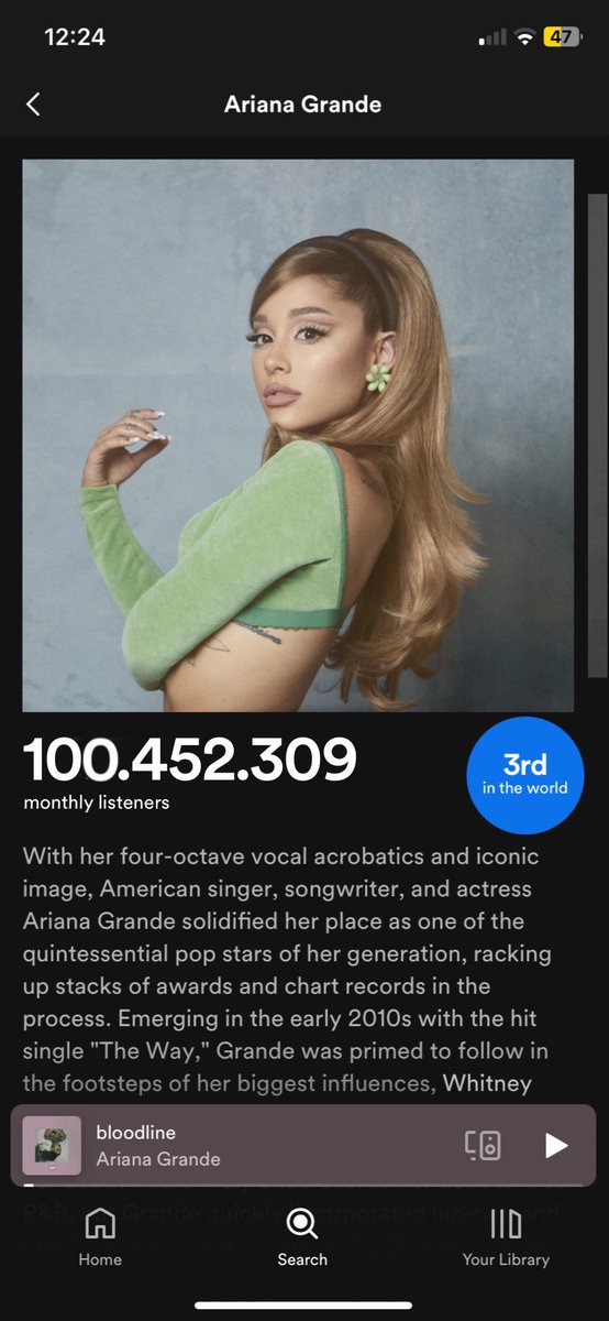remfreak's tweet photo. OMGFFFFFFFFF SHE HIT 100M!!!!! https://t.co/wC9AYuC5YA