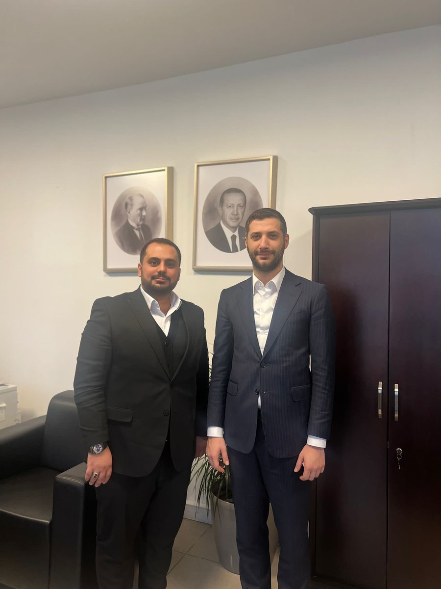 Dışişleri Bakanımız <a href="/HakanFidan/">Hakan Fidan</a>’ın Baş Danışmanı olarak atanan değerli abim <a href="/FurkanUfukCoskn/">Furkan Ufuk Coşkun</a>’a hayırlı olsun ziyaretinde bulundum. Misafirperverliklerinden dolayı kendilerine teşekkür eder, çalışmalarında başarılar dilerim.