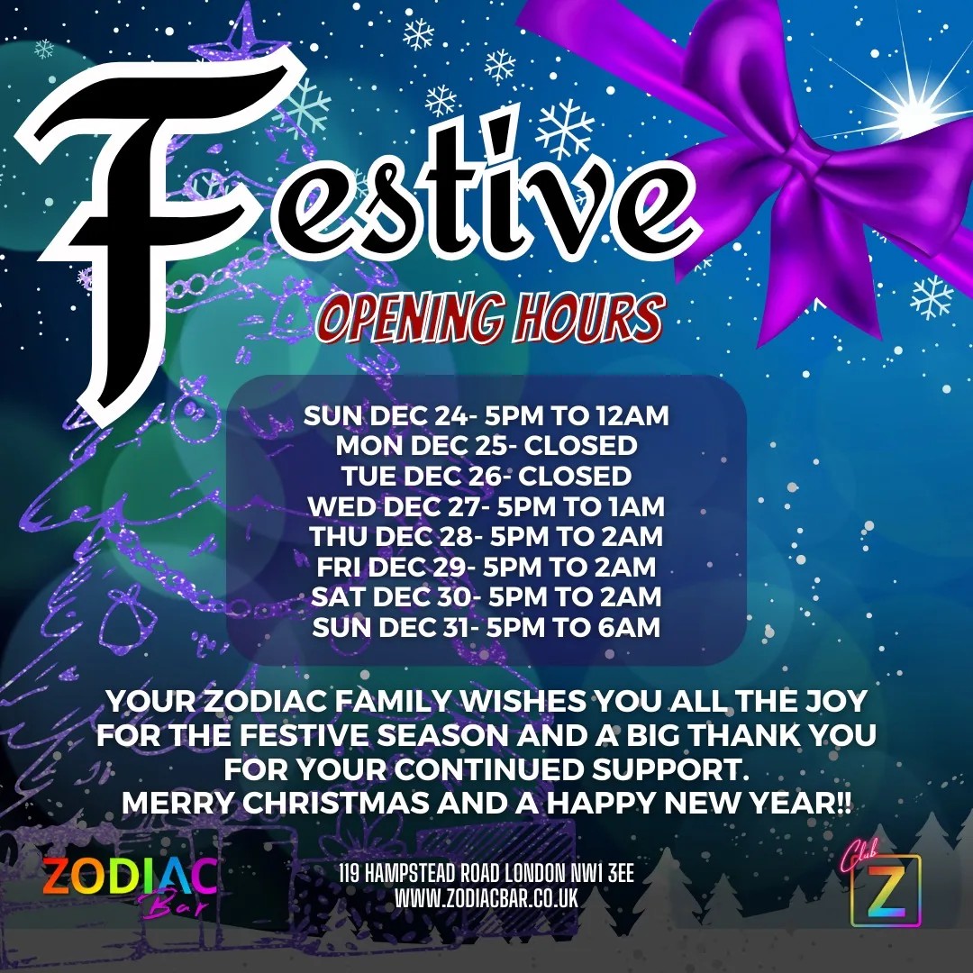 Christmas Opening Hours 🎉 #christmas #lgbt #venue
