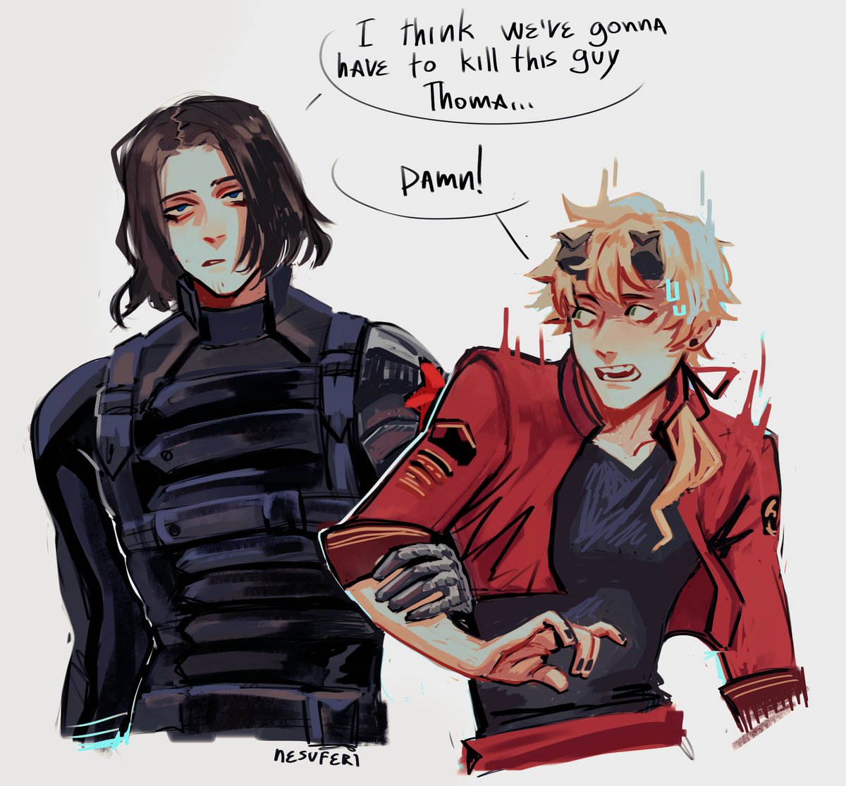 besties potential? #Thoma #BuckyBarnes