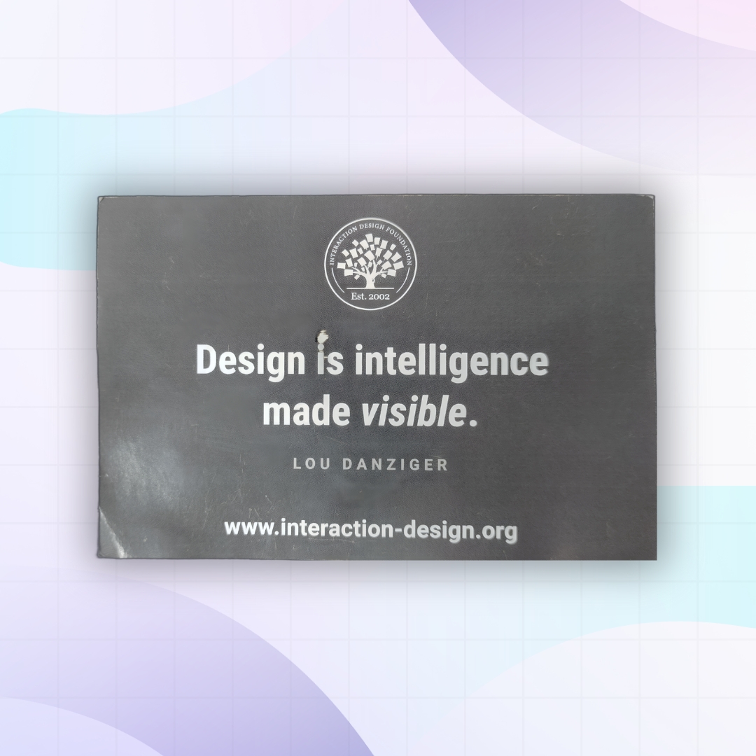 'Design is intelligence made visible.' - Lou Danziger

Today, a wave of excitement rolled in with a special delivery—a heartfelt welcome from the incredible @designwithixdf 

Being part of a tribe that cherishes every designer's journey is truly heartening.
#ixdf #Mail #uxdesign