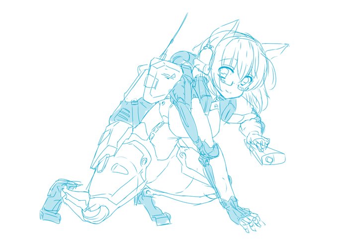 メカ娘も集約して一人のキャラとして完成させたい。需要があるなら… 