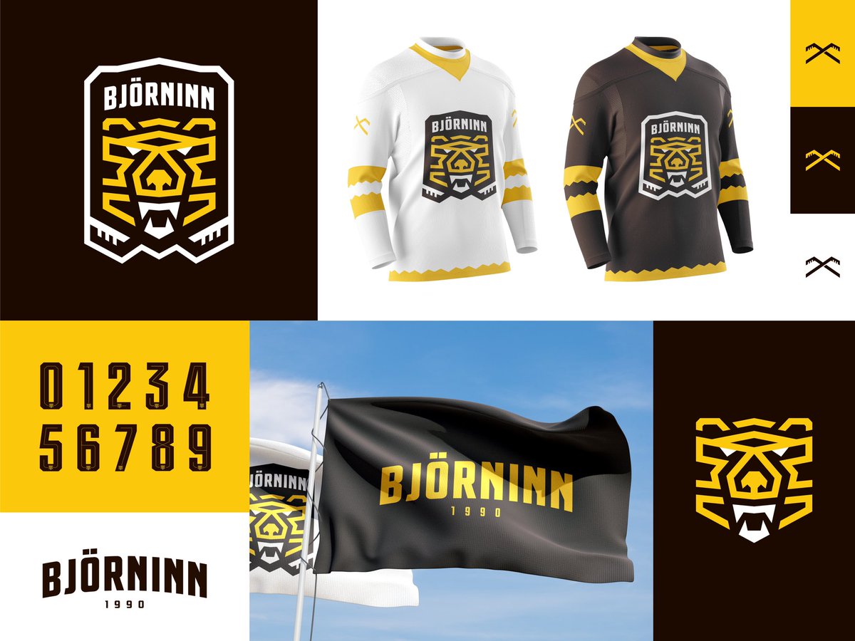 Nýtt merki og ásýnd fyrir Björninn 🏒 @jokulaagency