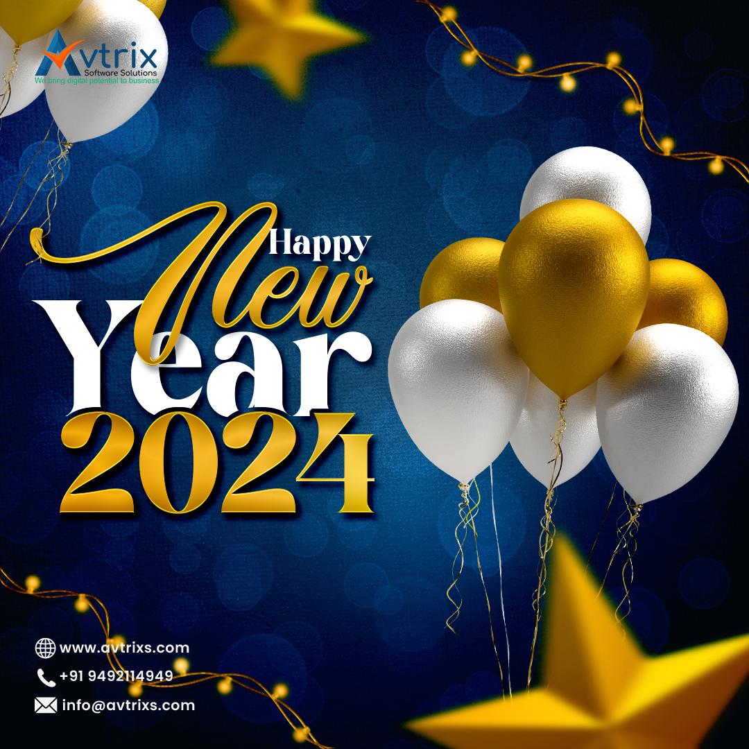 AvtrixSoftware's tweet image. Wishing you a year filled with innovative solutions, seamless coding, and unparalleled success!
Wish you a very happy New year 2024.
avtrixs.com
#avtrixsoftwaresolutions #webdevelopmentservices #websitedesign #newyears2024 #newyear #HappyNewYear #SEOStrategies