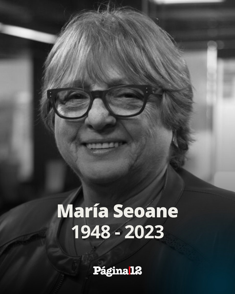 pagina12's tweet photo. La periodista y escritora argentina murió a los 75 años. https://t.co/tuI9AkB91i