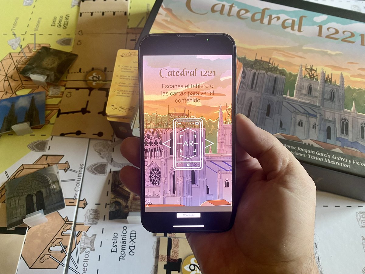 RussoBCF's tweet photo. 🚨🚨NOVEDADES🚨🚨

Ya está disponible la aplicación móvil 📱 del juego de mesa #Catedral1221

Tanto si tienes la primera o la segunda edición podrás disfrutar de la realidad virtual y la realidad aumentada para descubrir la Catedral de Burgos

📲 https://t.co/j0PGQNjDpc https://t.co/F355UBumVi