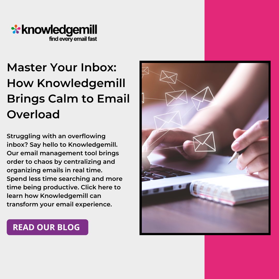 knowledgemill's tweet photo. Tame the Email Chaos! Discover How Knowledgemill Transforms Inbox Mayhem into Control.
For more info visit our website 
https://t.co/zTDjRAbAAZ
#emails #emailing #emailmanagement #emailtips #emailprocessing #emailautomation  #startup https://t.co/AWX4CWyU5u