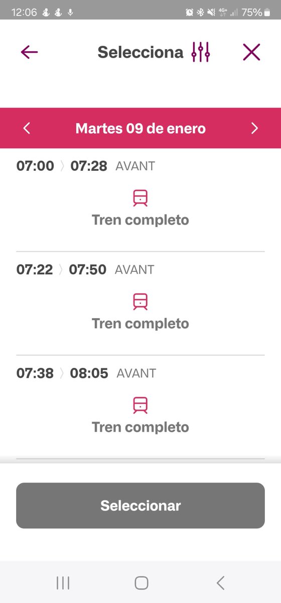 usuariosaveseg1's tweet photo. Los usuarios del avant Sg/Madrid a 10 días vista no podemos formalizar billetes para ir a trabajar.
Sres de @Renfe necesitamos disfrutar de nuestras vacaciones y dejar los billetes formalizados para la vuelta al trabajo. Pueden hacer su trabajo?
Sr @oscar_puente_ nos ayudas??? https://t.co/zb7uG4UKQw