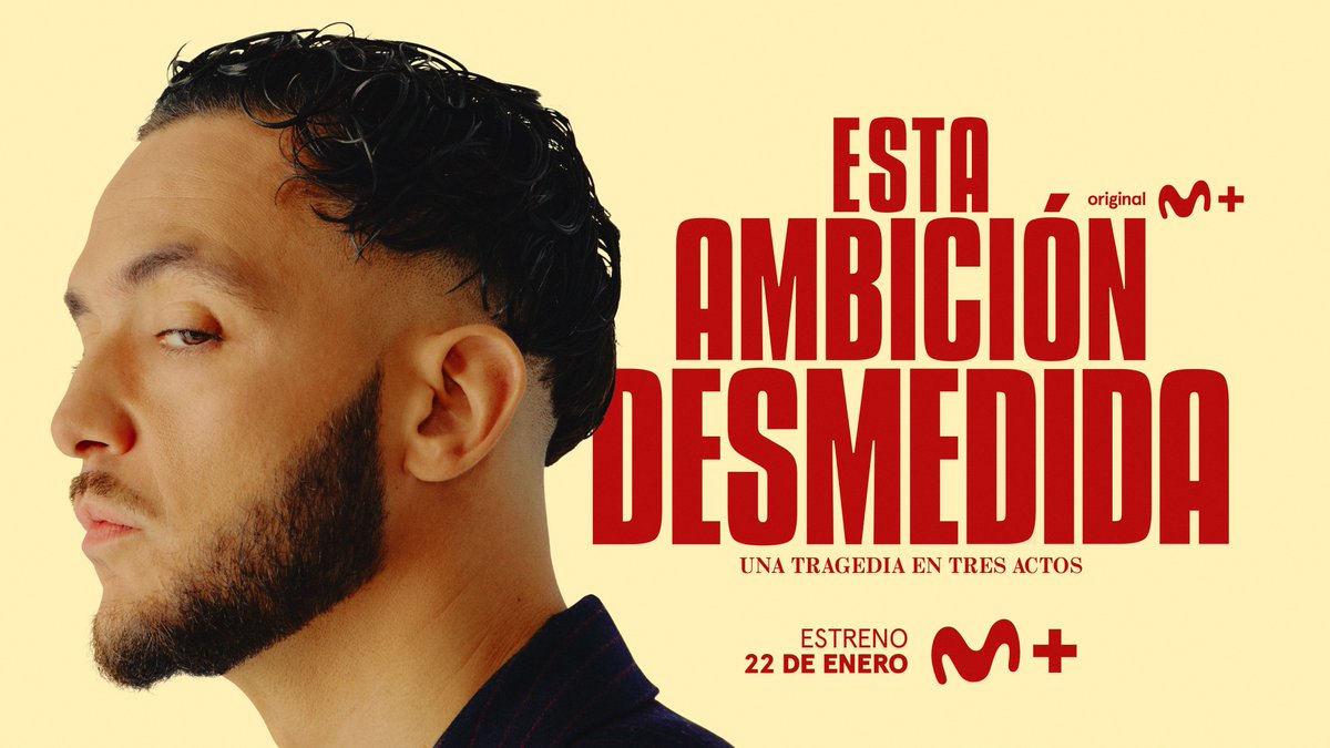 MovistarPlus's tweet photo. UNA TRAGEDIA EN 3 ACTOS. ❤️

#EstaAmbiciónDesmedida, estreno el 22 de enero en Movistar Plus+. @c_tangana https://t.co/3t1ICGOs03