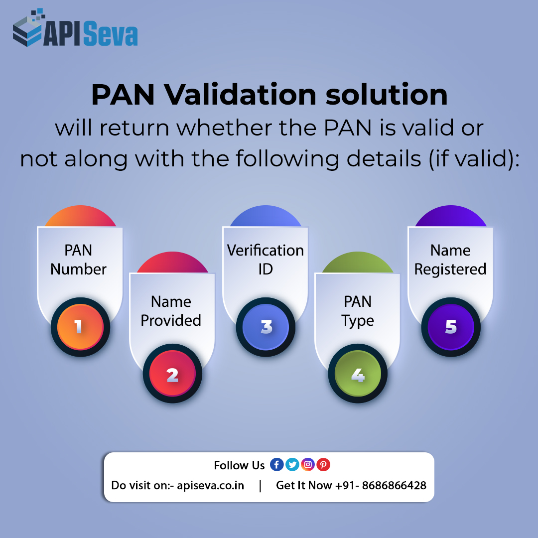 ApiSeva's tweet image. API Seva Will help you to verify Pan details with our Pan Validation API in a minute with very simple and easy uses just visit here: -
apiseva.co.in/pan-validation…
Free Demo Call - 8686866428
#panvalidation #panverificationapi #panverification #panservice #validation