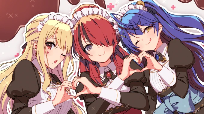 #今年も残りわずかなのでお気に入りの4枚を貼る  何十人と立ち絵を描き、創作し、歌みた動画に携わらせて頂き、ミニキャラの描き方を模索した1年だった