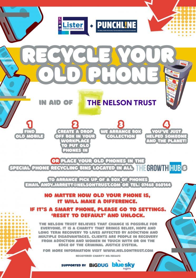 Perfect time to recycle your old mobile phones: bit.ly/4aGe9Ls @listercomltd @BiGDUG @BlueSkySignsLtd @TheNelsonTrust @MarkMooseOwen