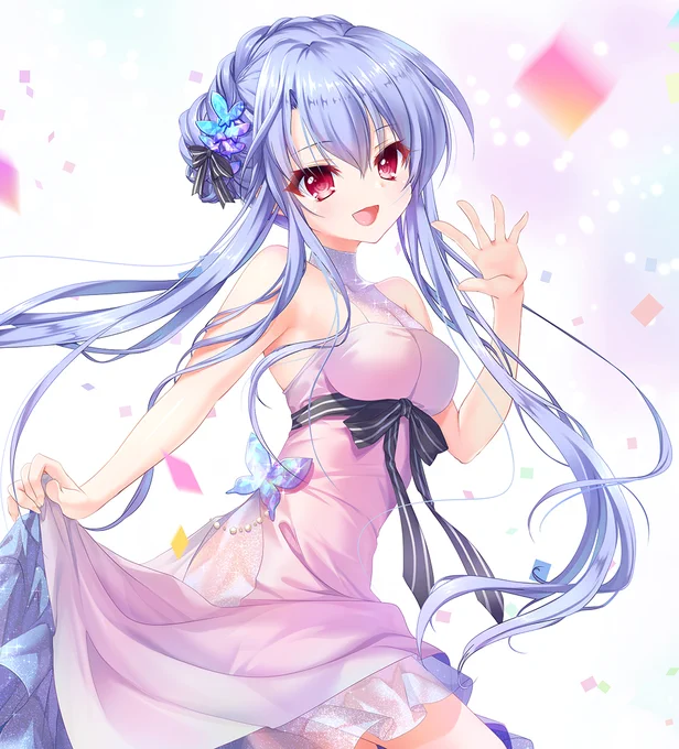 keyさんで蒼ちゃん描かせていただきました。 C103 でもグッズあると思いますので ぜひビジュアルアーツさん公式ページを ご確認くださいませ