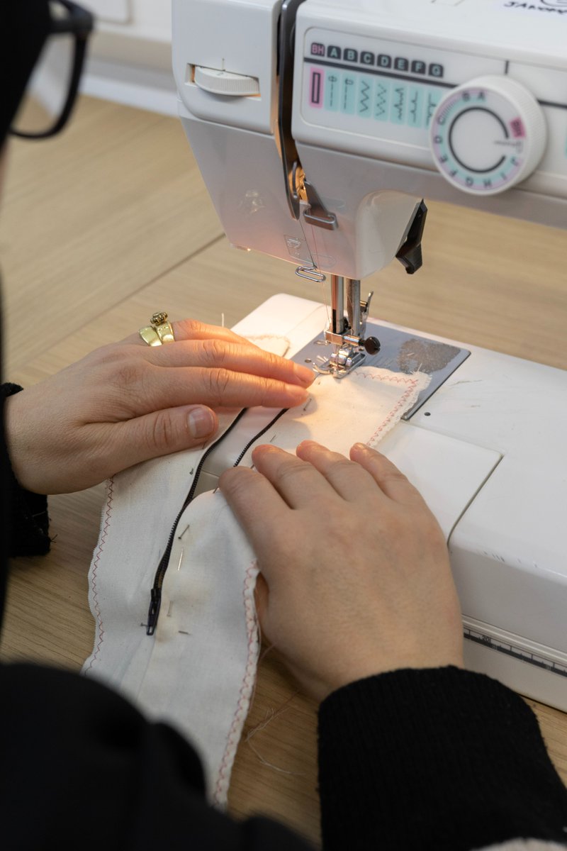 BoltonCollege's tweet photo. Embark on a creative journey with our Fashion, Textile, and Design courses. Explore the fundamentals of stitching, delve into the world of fabrics, and witness the beauty of handcrafted seams.🌟🧵
Take a look at these captivating glimpses from our Clothes Making Beginners class! https://t.co/J2VrLTkgZ0