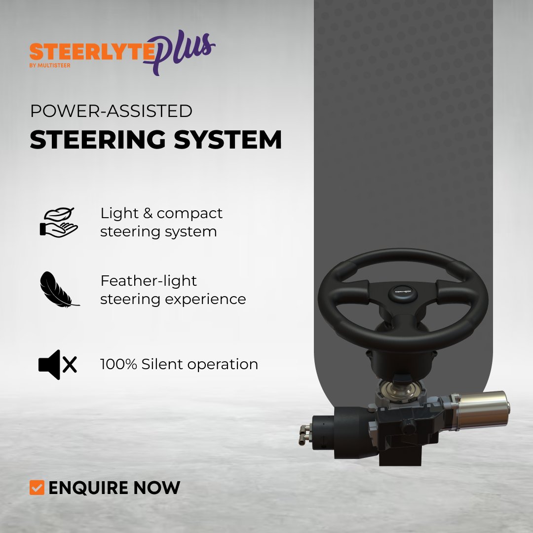 multisteer's tweet photo. Discover effortless maneuvering with the cutting-edge Steerlyte Plus Power-Assisted Steering System. Get yours now!
https://t.co/m5hDxRuIxE
#Multisteer #Hydraulicsteering #Boating #Marine #Power #Steerlyteplus #boatsteeringkit #powerassisted #hydraulic #steeringsystem #portugal https://t.co/FNFE88g3vk