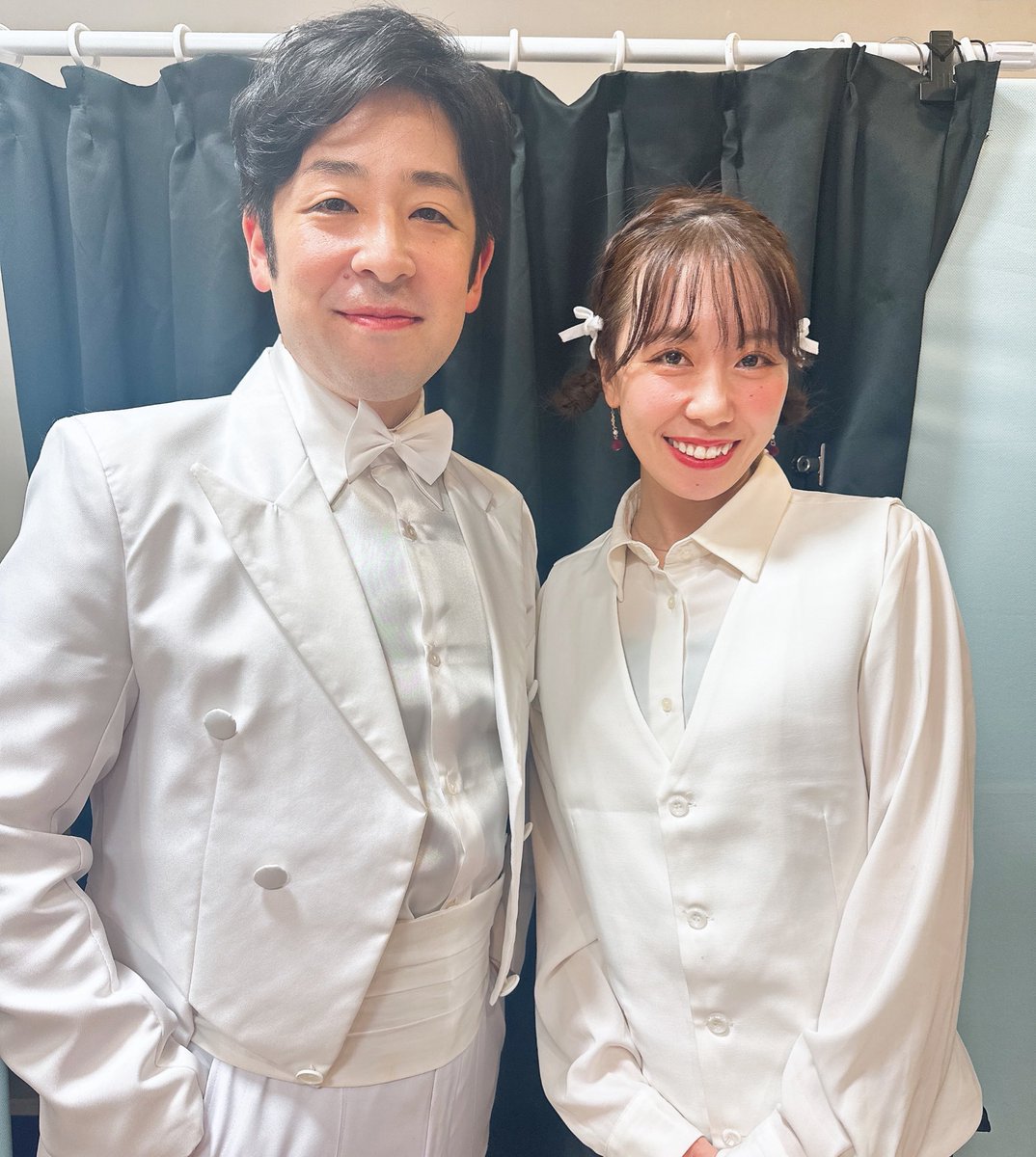 約7年ぶりくらいに
純也さんと共演させていただきました🌼

当時、まだ右も左もわからぬ
ぺーぺーの私でしたが
デュエットをさせていただけたのは
今でも鮮明に覚えてます..🫧

多方面でご活躍されているお話を聞いたり
とっても刺激になりました🎄
舞台ってやっぱりいいなぁ🥹