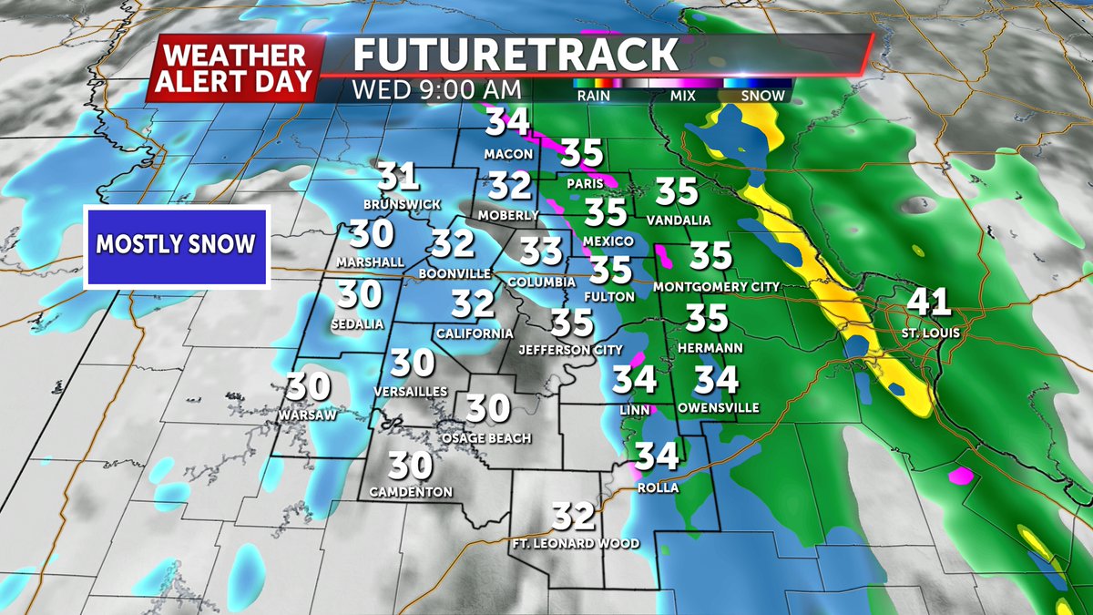 ChanceGotsch's tweet image. Temperatures are still right on the cusp of freezing across much of Mid-Mo. Here is a look at what to expect this AM. #CoMO , #JCMO, #MidMo,  MO#wx
