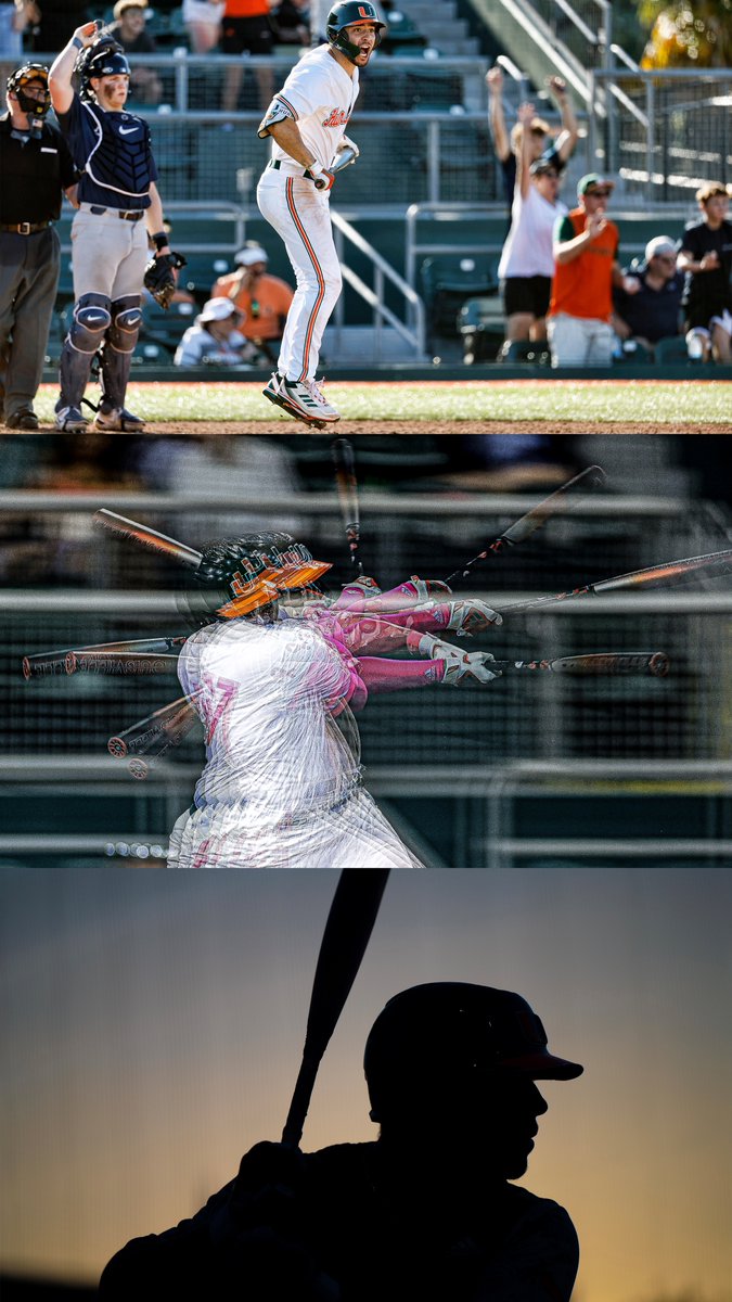 CanesBaseball's tweet photo. We asked our team photographers to pull their favorite photos from the 2023 season. Which is your favorite?

📸:  Alex Carnochan, Carl Kafka, Raul Maristany, JC Ridley, Josh White &amp; Rhona Wise https://t.co/iqpSNR7ocM