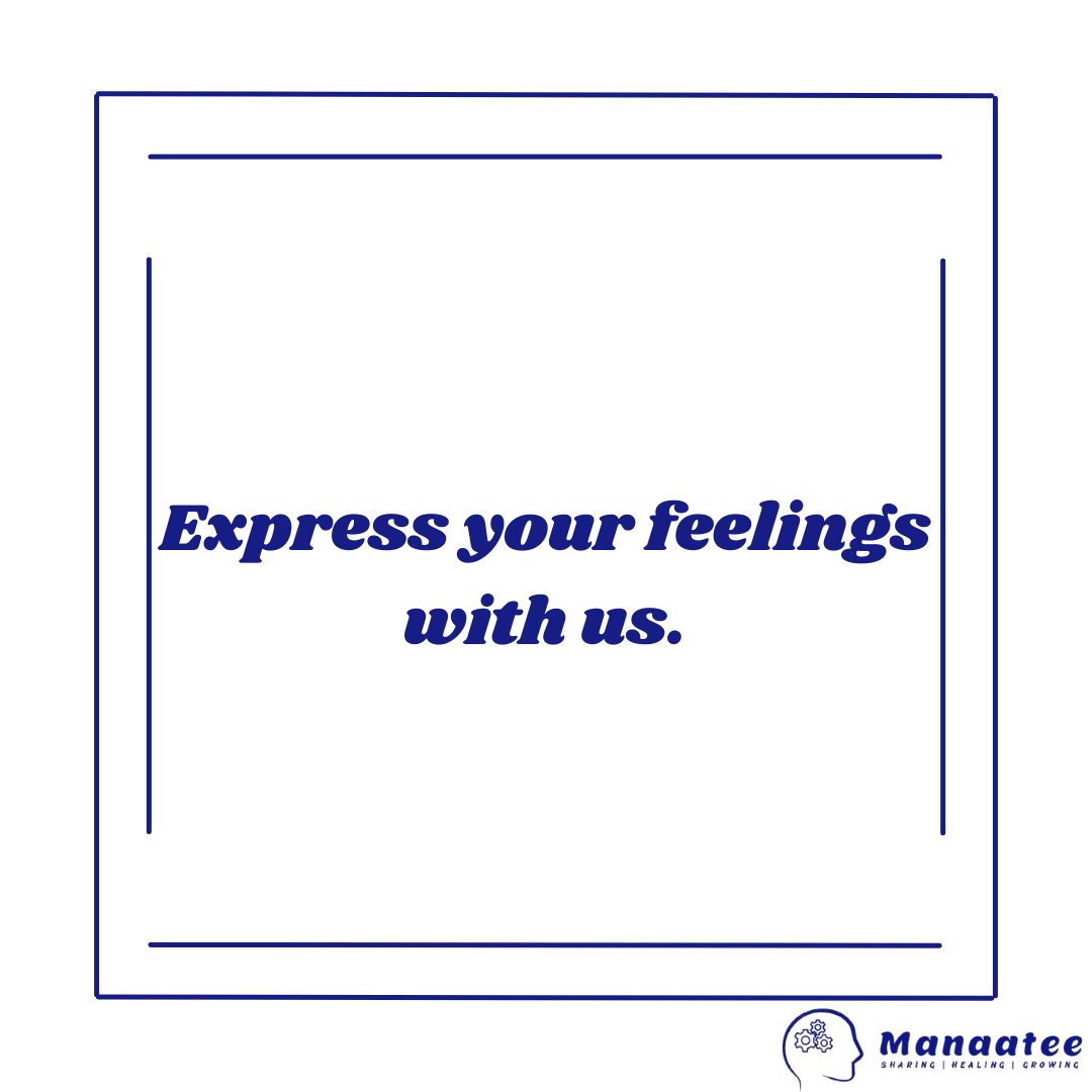 Let your emotions flow freely and be heard. Share your thoughts, joys, and struggles with us - because your feelings matter! 💙

#manaatee #SharingHealingGrowing #YouAreNotAlone #ExpressYourFeelings #OpenUp #EmotionalWellness #ShareYou #ExpressYourself #WellnessWednesday #LetOut
