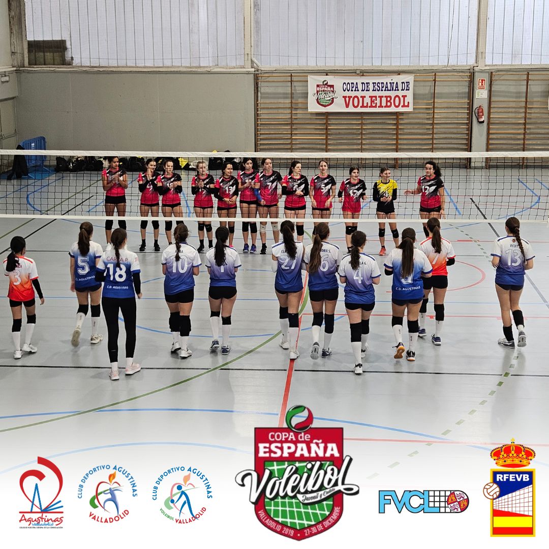 agustinasva's tweet image. ¡Hoy es un día especial para nuestros equipos femeninos cadete de #voleibol del CD #AgustinasVA! Comienzan su emocionante participación en la #COPAESPAÑAVB #Valladolid de la
@RFEVB
. A disfrutar, aprender y dejarlo todo en la cancha. ¡Vamos, chicas!🏐💙
#JuntosSomosElMejorEquipo