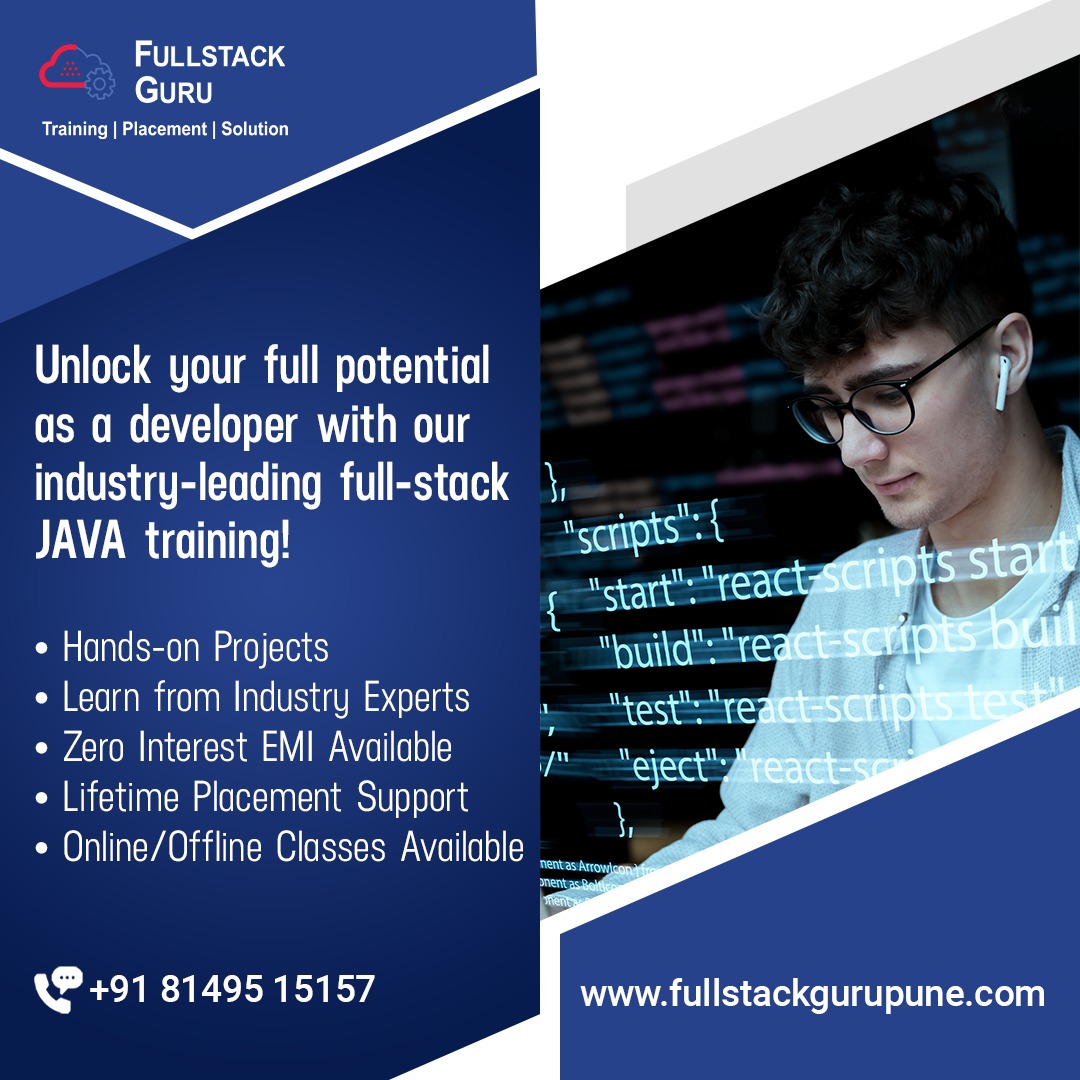 FullStackGuru1's tweet image. Ready to unlock your full potential as a developer? Look no further! Our industry-leading full-stack JAVA training program is designed to take your skills to the next level. 💻🚀

#fullstackdev #fullstacklife #fullstackdevelopment #webdevelopment #fullstackwebdevelopment