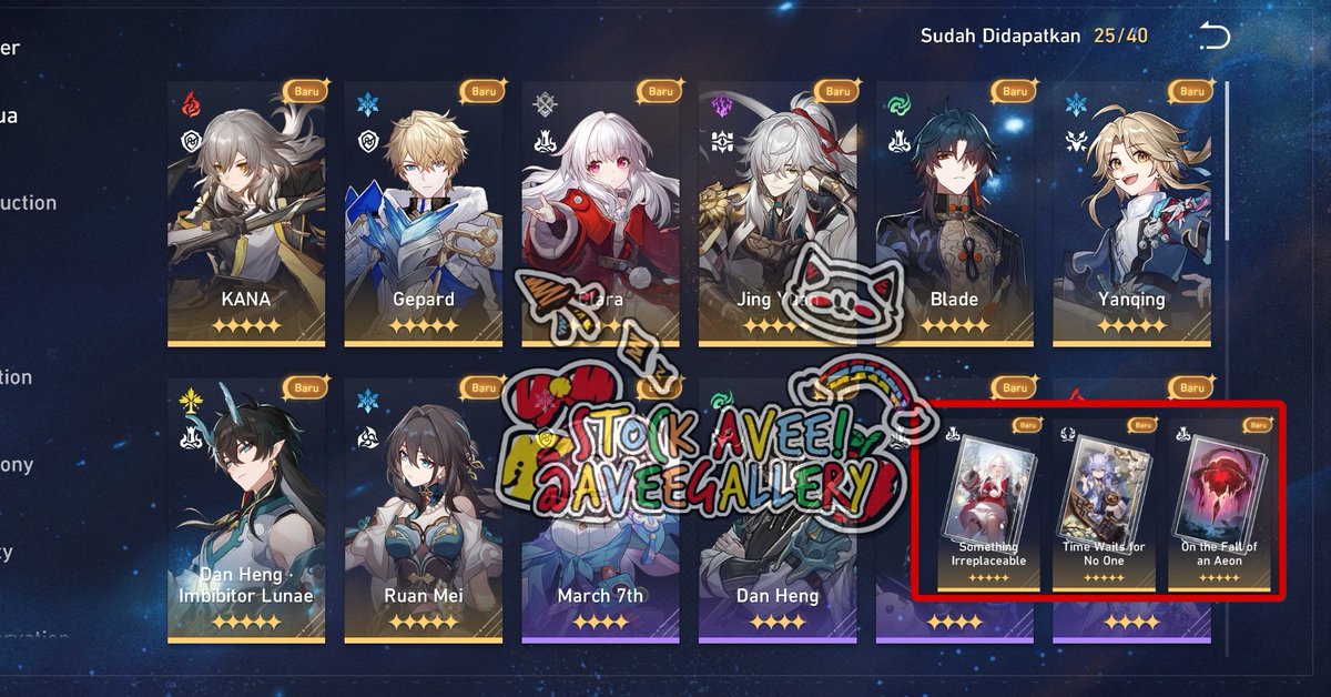 [Help rt bole? (ʘᴗʘ✿) mciww]

𝘄𝘁𝘀 𝗮𝗸𝘂𝗻 𝗵𝗼𝗻𝗸𝗮𝗶 𝘀𝘁𝗮𝗿 𝗿𝗮𝗶𝗹/𝗵𝘀𝗿!
Ready akun hsr char danil+blade+ruanmei+jingyuan. 4 limit b5 😎 All unset f2p, no minus. Spek all cek komentar.

Harga 250.000 testi cek <a href="/aventuriee/">𝘢𝘷</a>
#zonauang #zonajajan wts wtb akun hsr