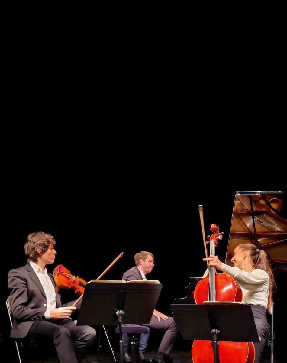 TrioMetral's tweet photo. Souvenirs from our last concert of 2023 🎵💐 Merry Christmas everyone !! ❤️🎄🎻🎵 https://t.co/ydzhkFqrlL