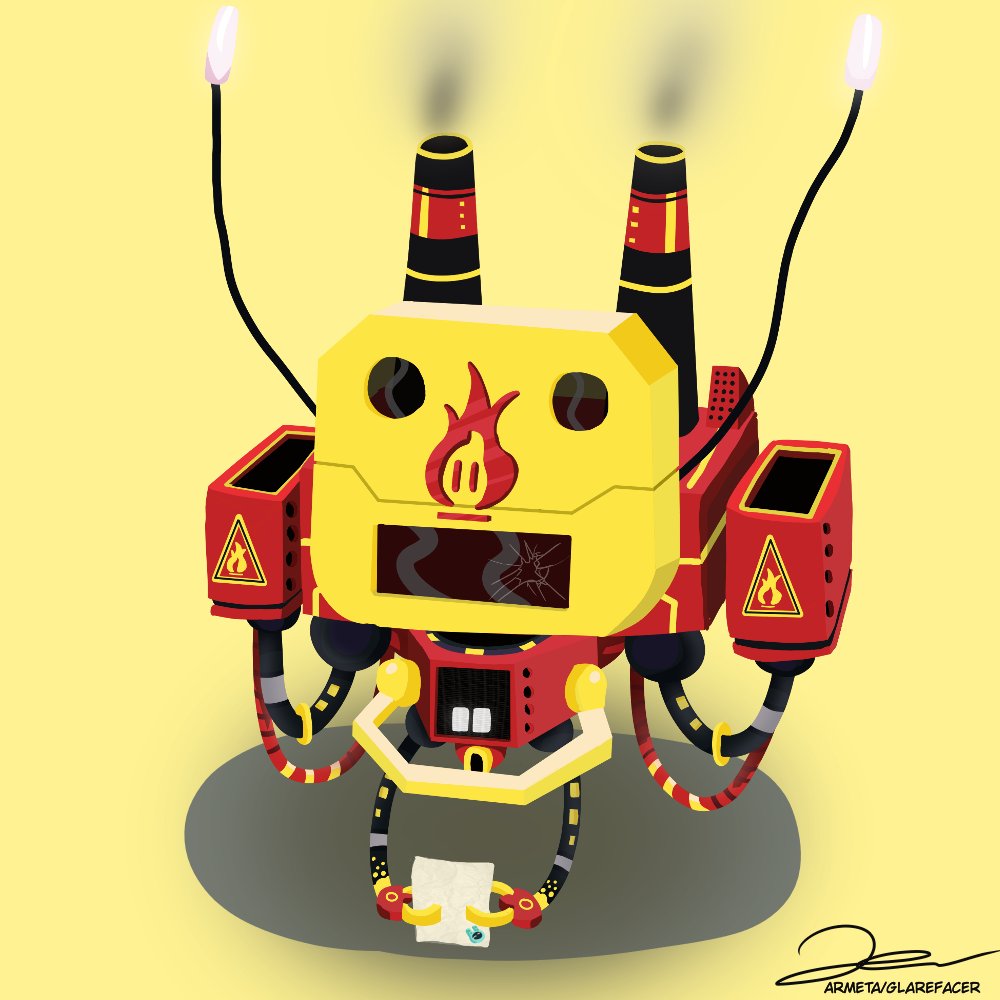 Made my own design of Flamer
#BotworldAdventureArt #BotworldArt #BotworldAdventure