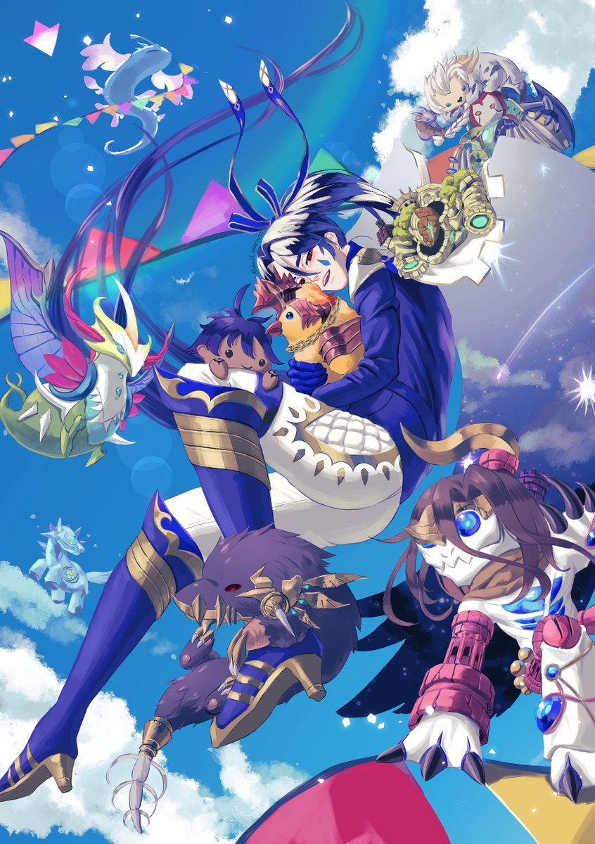 akusil's tweet image. #メギド72ヶ月展 イラスト部門に参加🎨
#メギド72ヶ月展_イラスト部門 #メギド #メギド72 #メギド72ヶ月
72months-fanart-megido72.com/?utm_source=sn… 
あっという間の6年だった…
おめでとうございます！！！これからも楽しい思い出を作るぞ～