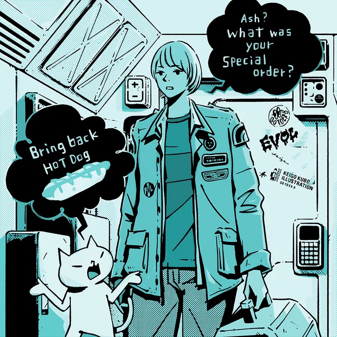 ash bishop call

#イラスト #illustration 