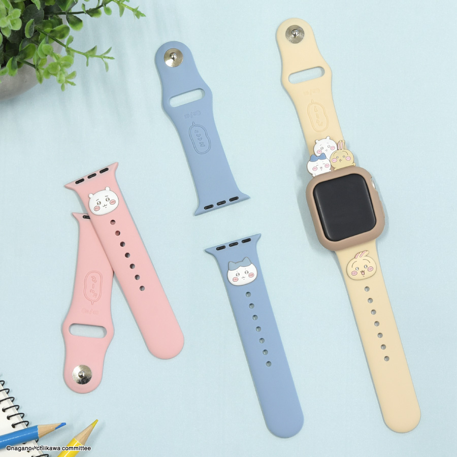 gourmandise_tw's tweet photo. ＼新発売／

#ちいかわ より
Apple Watch アクセサリ各種が登場✨

◆41/40mm 対応 シリコンケース
◆41/40/38mm 対応 シリコンバンド

肌触りの良いシリコーン素材を使用❤

グルマンディーズオンラインショップ（https://t.co/7dAdllRfIJ）
ちいかわらんど、ちいかわマーケットなどで4月上旬販売予定 https://t.co/qbGMlKW6il