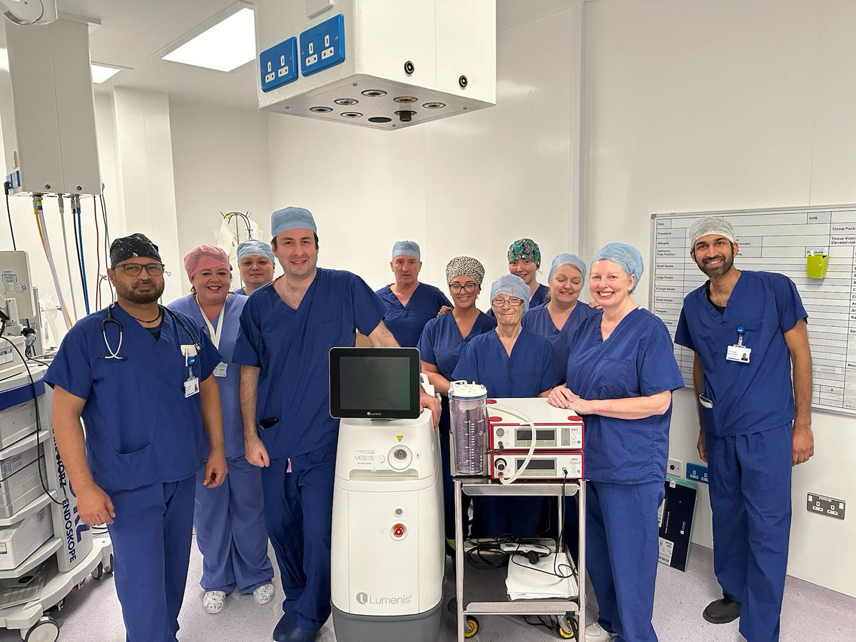 First HOLEP @HillUrology today! Well done @JafferUrol and team urology in @SteppingHillMOT. A fantastic addition to the options for our patients with BPO. @StockportNHS
