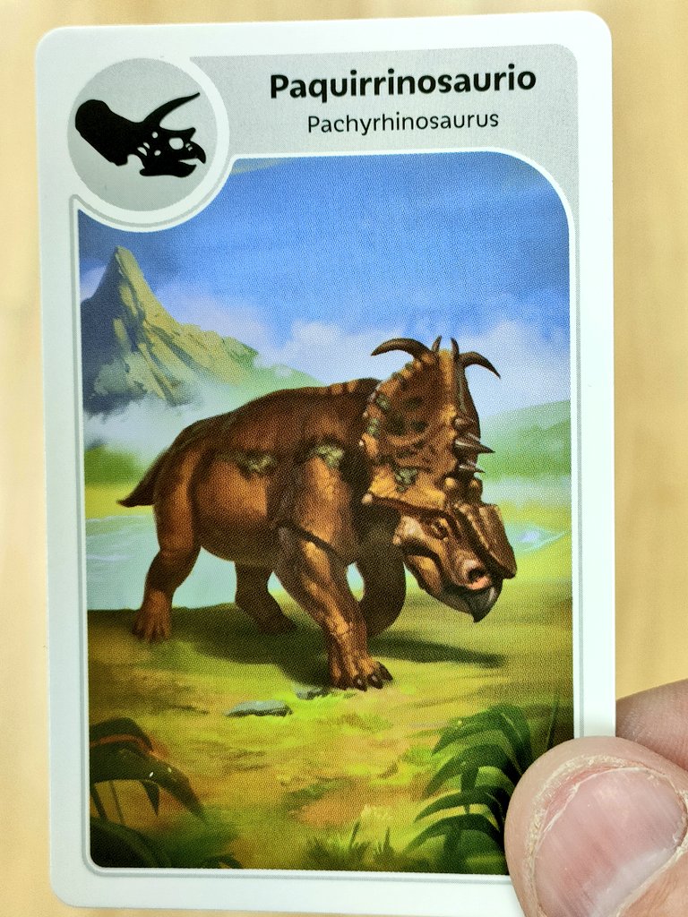 joseviruete's tweet photo. En el juego #Cardline no podía faltar una carta con nuestro dinosaurio favorito https://t.co/6y1fFAFsCn
