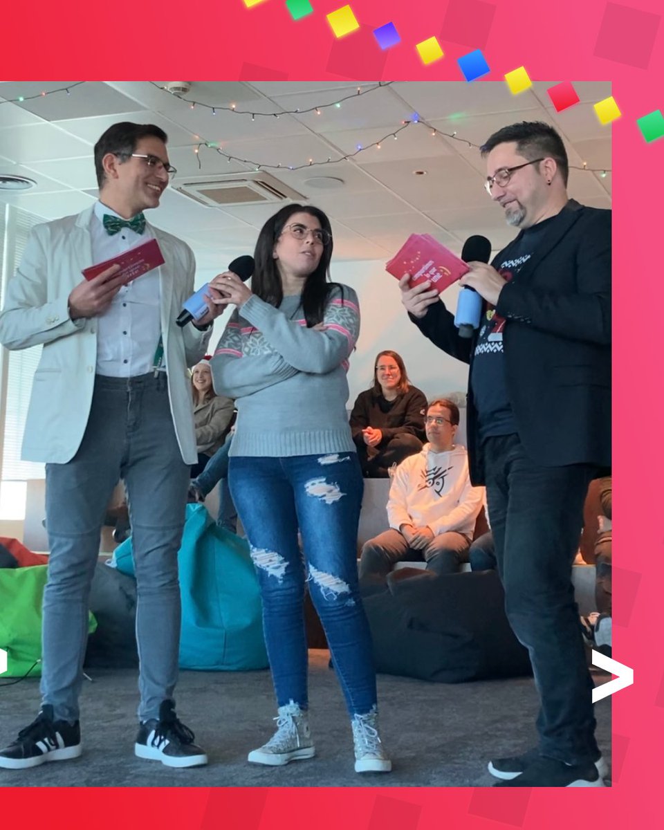 leadtech_social's tweet image. 𝘾𝙤𝙢𝙥𝙖𝙧𝙩𝙞𝙢𝙤𝙨 𝙡𝙤 𝙦𝙪𝙚 𝙣𝙤𝙨 𝙪𝙣𝙚… ¡felices fiestas! 🎉

En esta última gala del año disfrutamos de la compañía de nuestros/as leadtechers y de algunos consejos para estas señaladas fechas.

¿Y tú, cómo vas a disfrutar estas fechas? 

#Leadtech #Talent