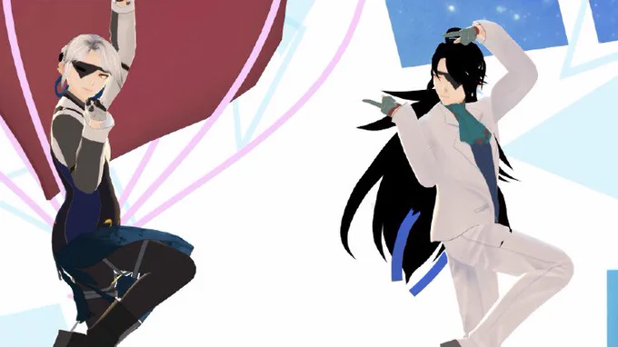 ツバメさんから双子ちゃのMMDいただきまして、動く双子ちゃ究極の癒しですヒンッッッッッッめちゃかわゆい自慢しちゃう 