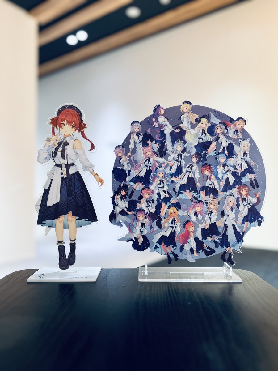 宝鐘マリン　水たまり　アクリルスタンド　CD セット　BlueJourney 📐UMS盤グッズ画像⑦ ジャケットイラストソロアクリルスタンド 実物