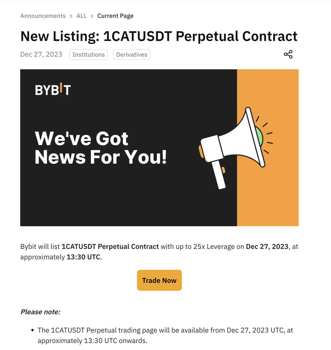 BitcoinCats1Cat's tweet photo. #1CAT has been listed on @Bybit_Official 🐱🚀

Guess which is the next 👀👀👀

https://t.co/XHglSSkjg0 https://t.co/xlpetNBhvn