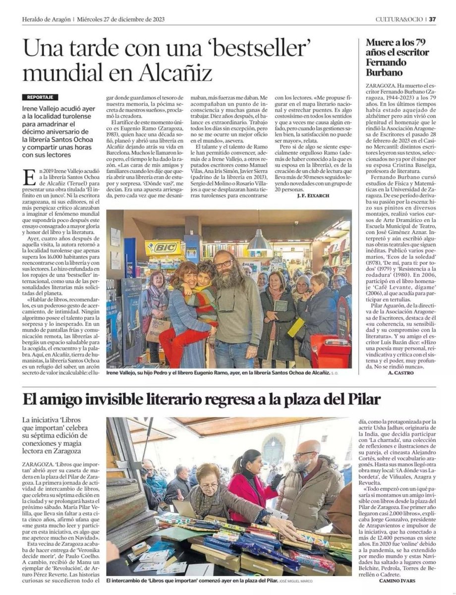 juanroyoabenia's tweet image. #librosqueimportan #Zaragoza 2023