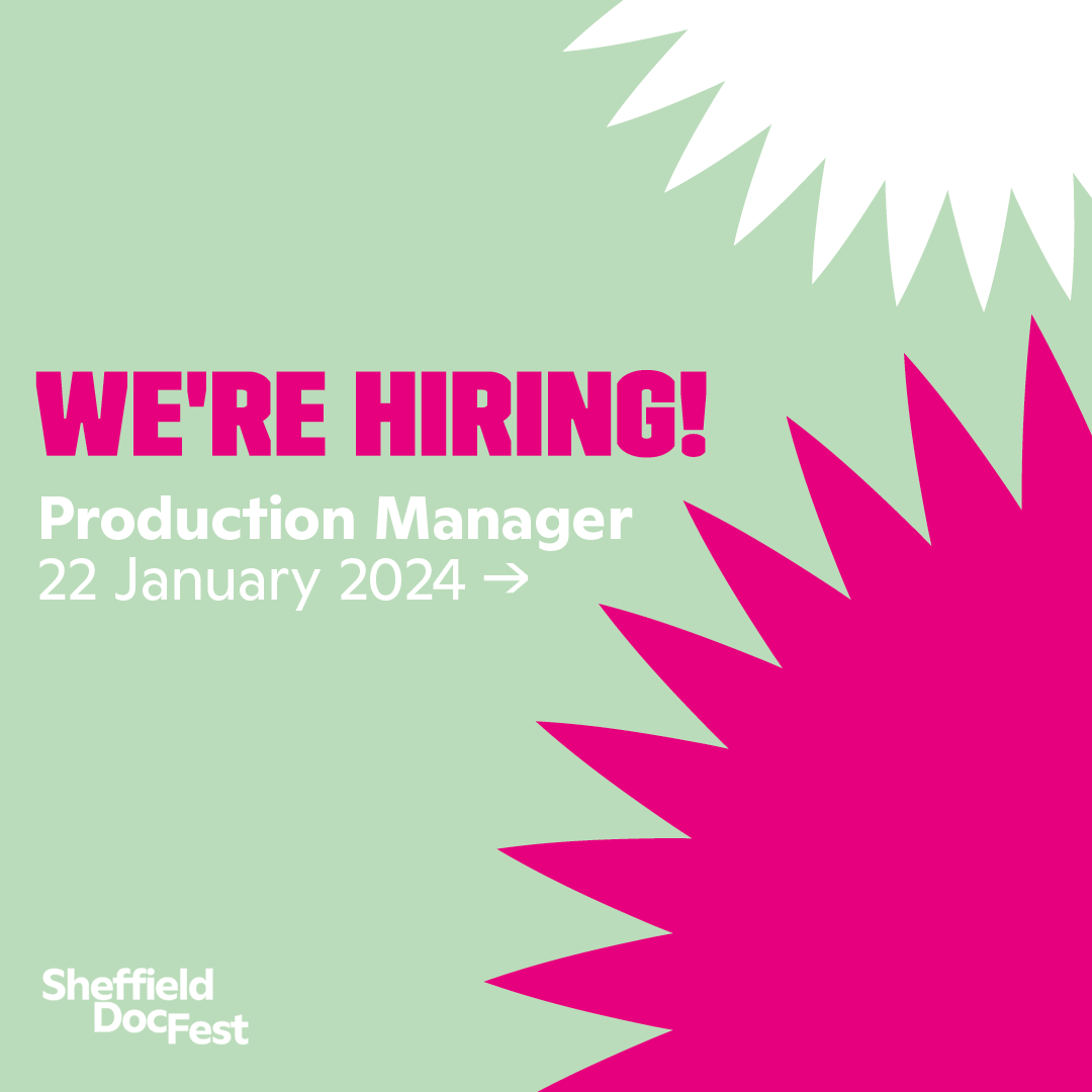 sheffdocfest's tweet photo. #JobOpportunity: Are you a Production Manager looking for a new project to get into? We’re currently looking for someone to help us with the delivery of our large-scale multi-event and multi-site festival.

Find out more about this #DocFest role 🔗 https://t.co/VG5XmwlpXt https://t.co/kgUreYjP6y