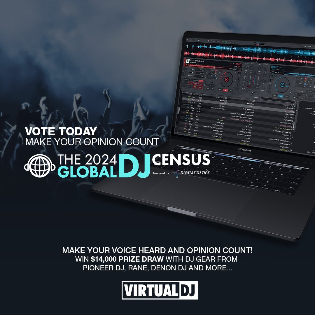 Vote for <a href="/VirtualDJ/">VirtualDJ</a> at the 2024 Global DJ Census by Digital DJ Tips. Make your opinion count, enter to win awesome DJ gear: djtips.co/win