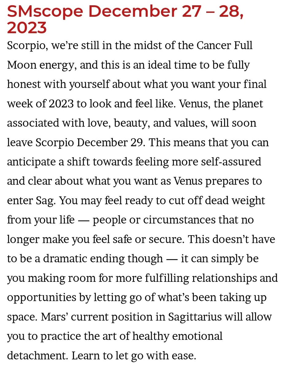 ScorpioMystique's tweet photo. #SMscope Dec 27 - 28 by @dossevia ♏️♥️✨ https://t.co/YB2cSgJbNN