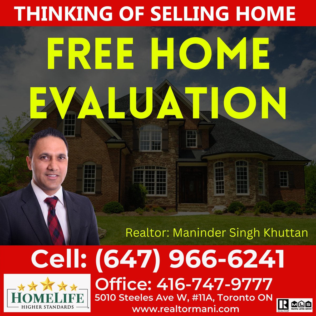 RealtorMani1's tweet photo. Call us today for a FREE HOME EVALUATION,
or for any of your Real Estate Needs
#realtormani #realestateagents #realestate #realtors #realestateagent #home #freehomevaluation #evaluation #torontorealestate #toronto #torontolife #torontohomes #househunting #houseforsale https://t.co/9XRUAOh0Lo