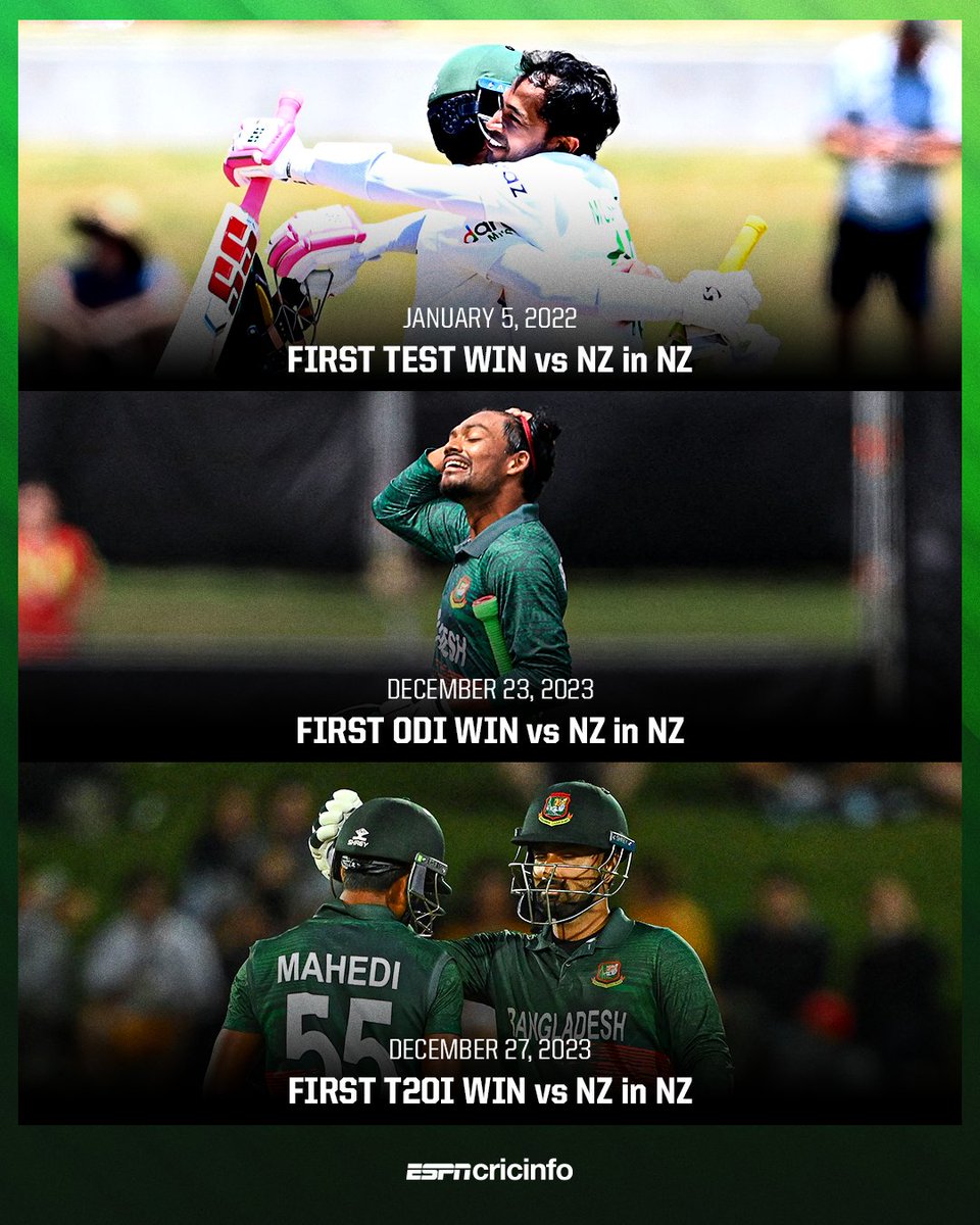 Congratulations Bangladesh on a Record Breaking Tour.
#BANvsNZ #NZvBAN