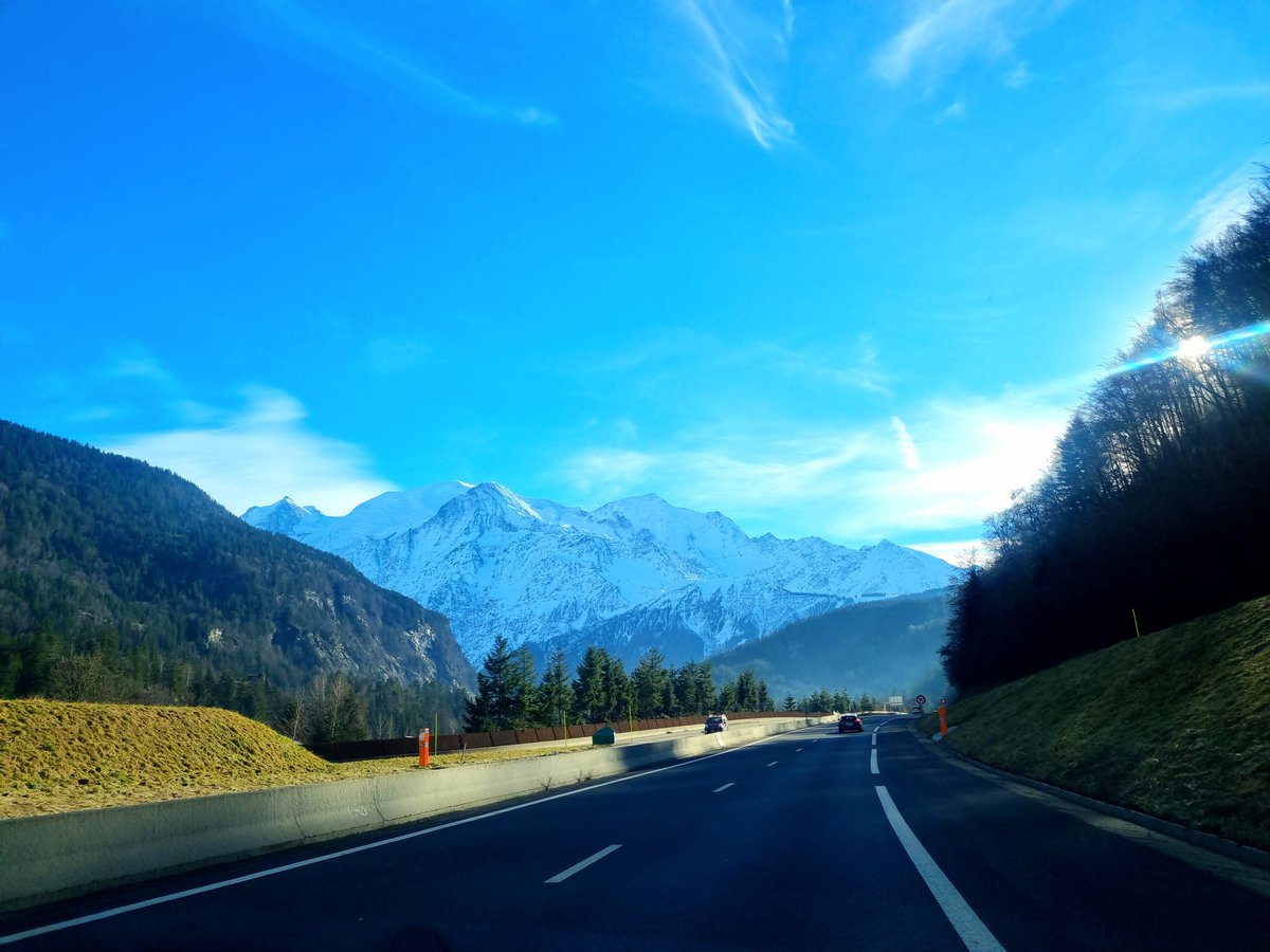 'On a breathtaking holiday adventure with my loved ones! 🚗💨 Driving through the majestic Mont Blanc, surrounded by snow-capped peaks and the warmth of family. ❄️🏔️ #MontBlancMagic #FamilyRoadTrip #WinterWonderland @EdPomfret