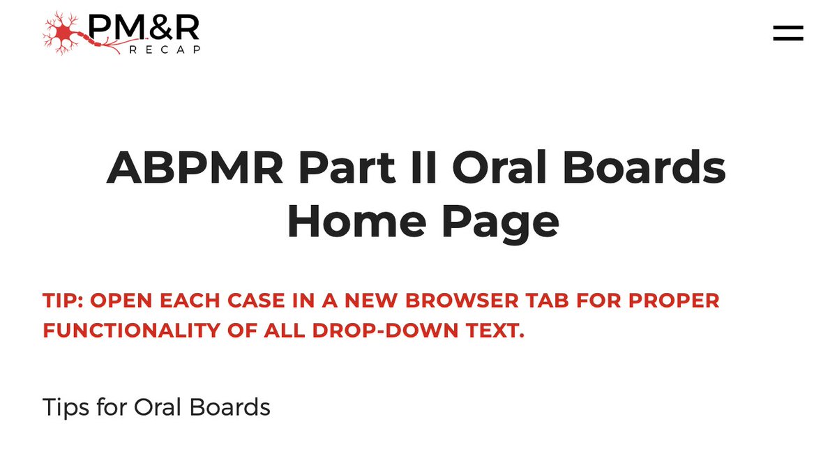 PM&amp;R Recap is the premier board review and #MedEd platform for the next generation of PM&amp;R physicians.  It is designed specifically to remove the bulky, unguided nature of learning PM&amp;R exclusively from textbooks and enjoy high-yield board-relevant video lectures #physiatry