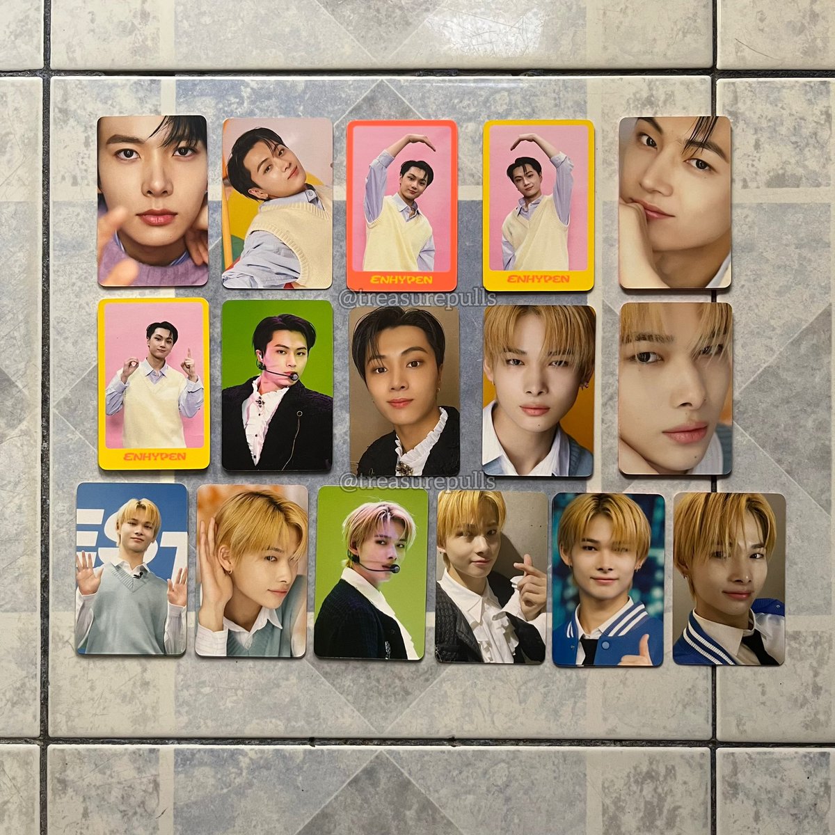 treasurepulls's tweet image. wts lfb ph 

onhand official enhypen dicon dfesta mini edition photocards tingi member

• 30 ea pc

- free pf if taking 3 or more !
 
mop: GCash, shopee cod
mod: sco, direct ggx &amp;amp; jnt, sdd  
 
cod link:
shopee.ph/product/301022…

heeseung jay jake sunghoon sunoo jungwon ni-ki niki