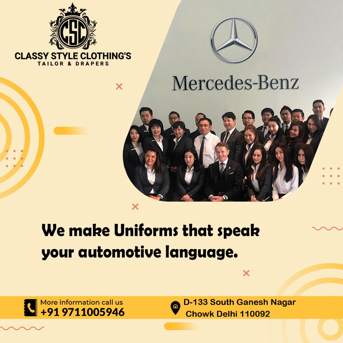 _classystyle_'s tweet image. For more details visit:-
☎Call- +91 9711005946
📨Email-classystyleclothings@gmail.com
🌎visit - D-133 South ganesh nagar chowk Delhi 110092

#GetStyled #AutomoFashion #AutoStyleInspo #AutoInspiration #StylishRides #AutoGlam #GetThatAutoStyle #RideInStyle #AutomoChic