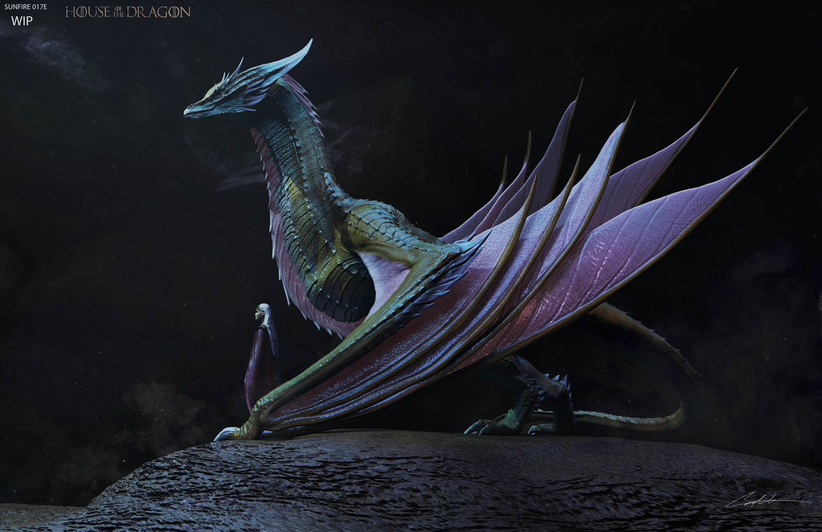 westerosies's tweet photo. New concept designs for Sunfyre the Golden in ‘HOUSE OF THE DRAGON’ by Constantine Sekeris.

Sunfyre was regarded as the most beautiful dragon ever seen in Westeros. He will make his full debut with his rider Aegon II Targaryen, in Season 2. https://t.co/UCSM95V1LB