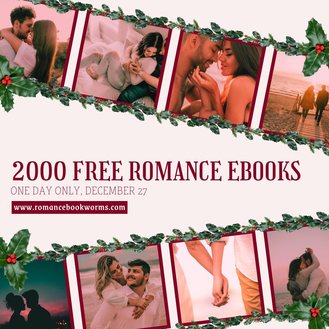 ⭐⭐⭐⭐⭐It's here again!⭐⭐⭐⭐⭐
💘💜More than 2000 FREE romance books!💜💘

ALL PLATFORMS!

Check it out:
romancebookworms.com

#StuffYourEreader #stuffyourkindle #freeromance #onedayonly

⭐⭐⭐⭐⭐